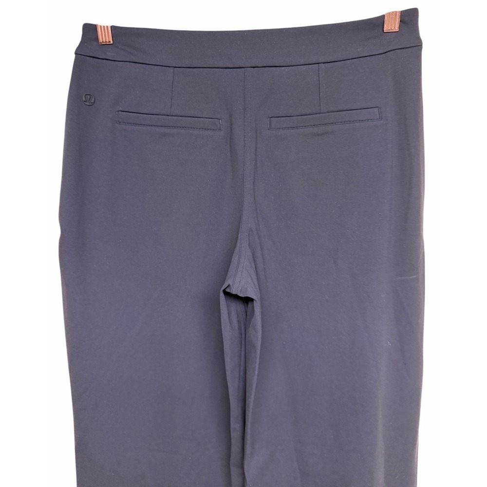 Lululemon Straight-Leg Mid-Rise Pant‎ Luxtreme Black Women's Size Medium - Picture 4 of 11
